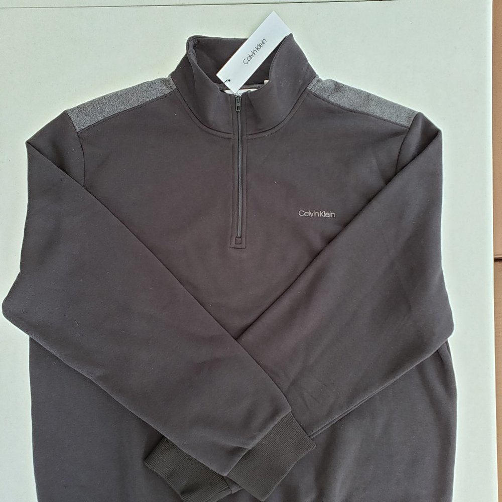 NWT Calvin Klein Soft Touch Fleece Sweater Size XL